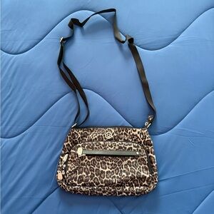 Leopard Print Crossbody Bag